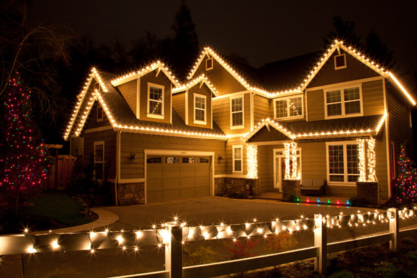 Christmas Light Installation in Prairieville example 1